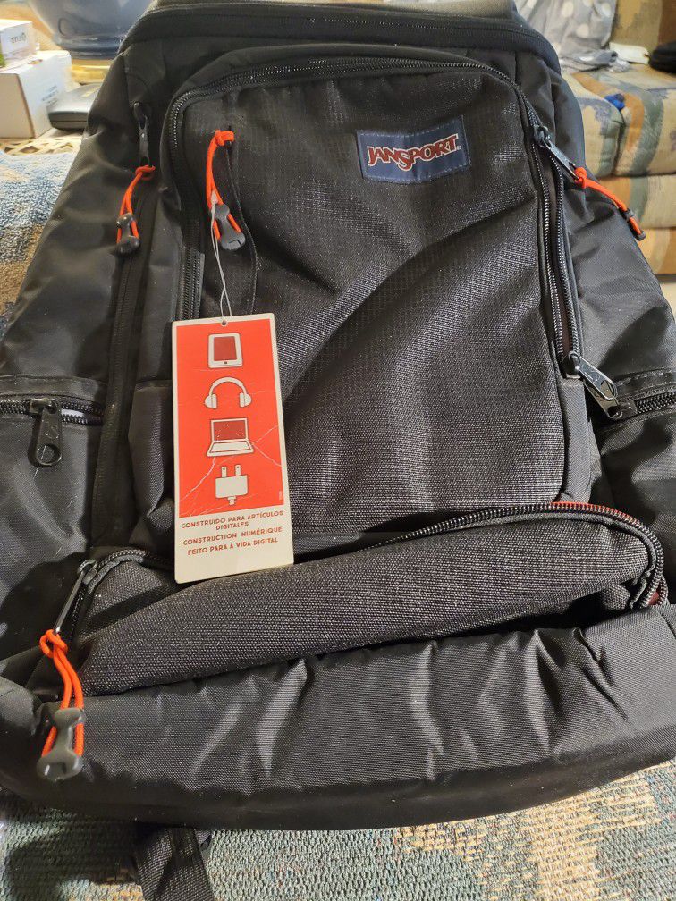 New JanSport Black Backpack