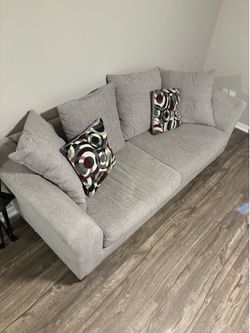 Grey couches