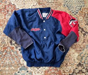 Vintage cleveland indians warm up jacket M