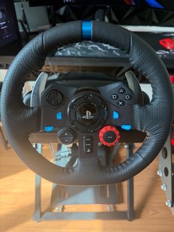 Logitech G29 Racing Wheel + Pedals + Shifter + Foldable Stand, Complete Sim Setup