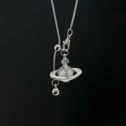 Star Ring Necklace | Celestial Orbit Pendant (Limited Edition)