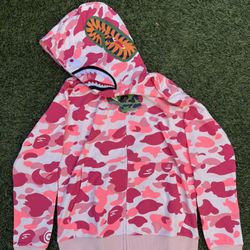 BAPE ABC Camo Shark Full Zip Up Hoodie