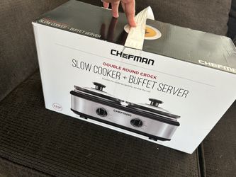 ChefMan Double Slow Cooker