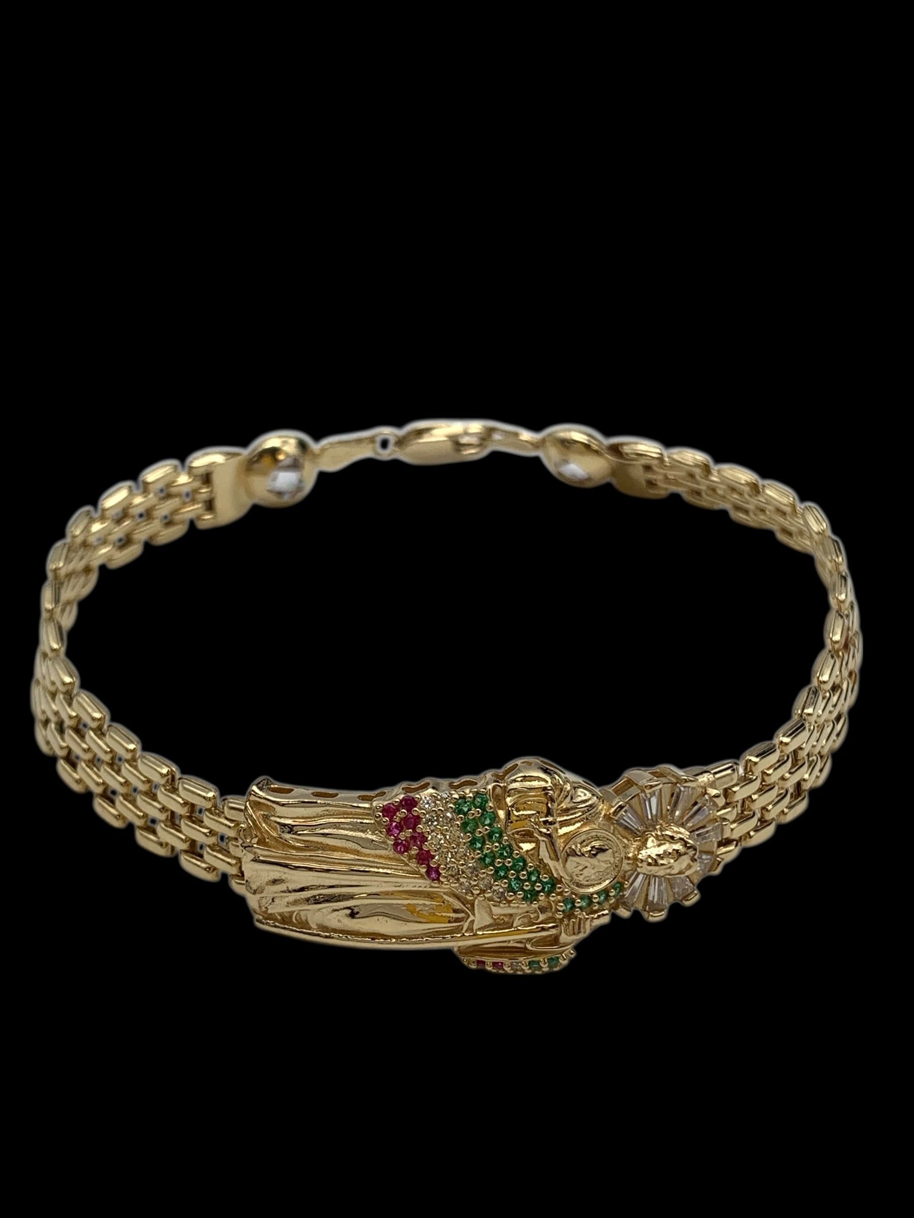 8" Gold St Judas bracelet #31119
