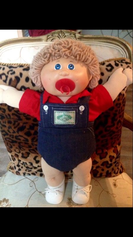 VINTAGE CABBAGE PATCH KID DOLL WITH PACIFIER MOUTH