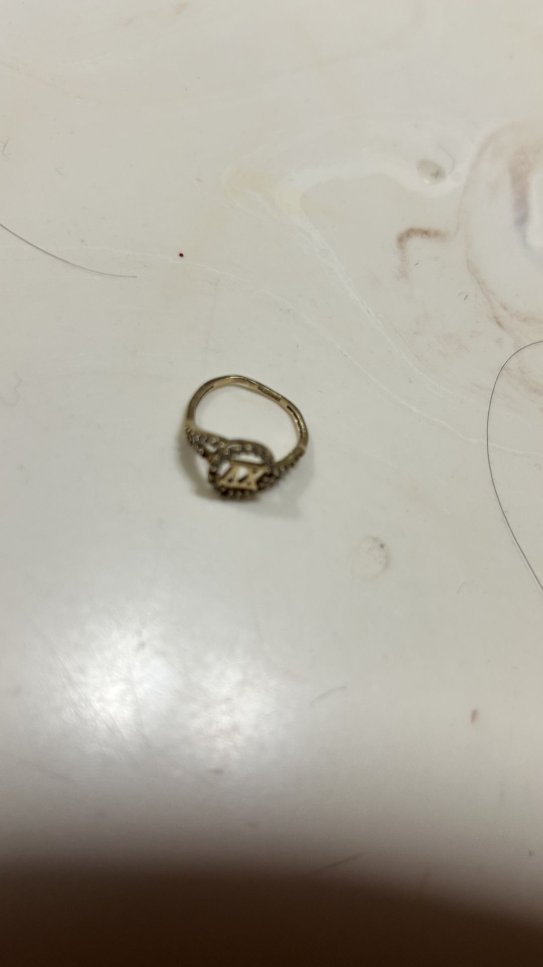 gold ring xv