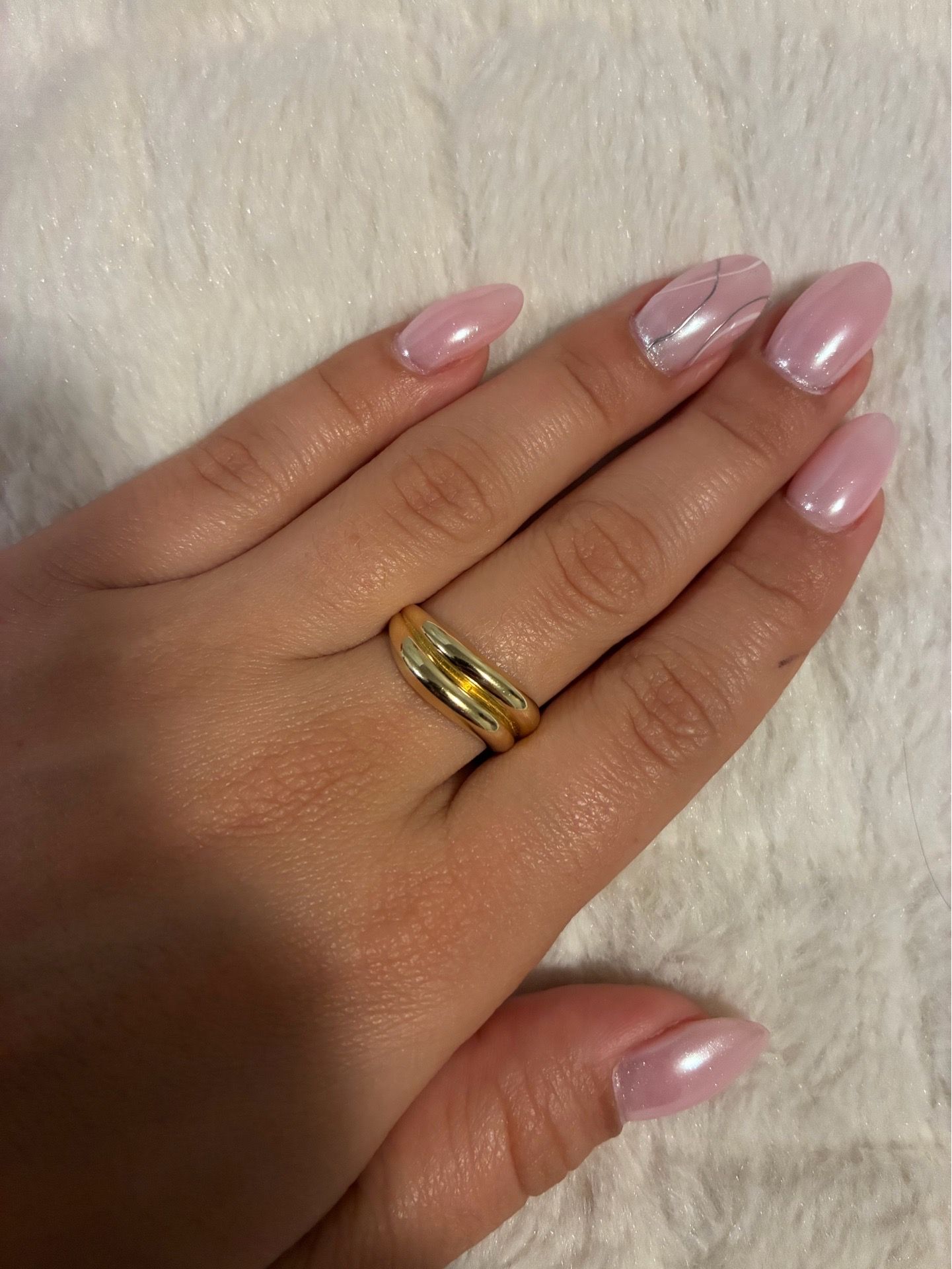 14K Gold Stacking Ring