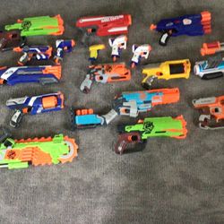 Assortment of Nerf Guns