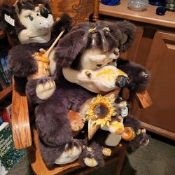 Vintage  Bears From Ozarks 3 Sizes All Three  90 Dollars 