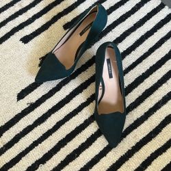 Dark Teal Heels