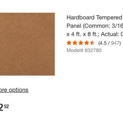 Hardboard Tempered Panel