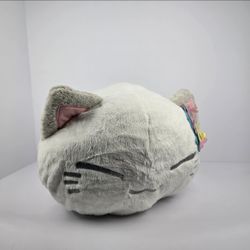 Nemuneko Pastel Pink Flower Cat Plush Mermaid Furyu 16" Stuffed Kitty White