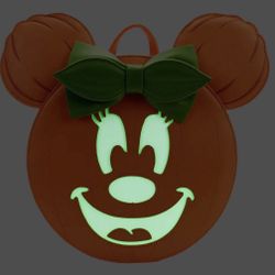Loungefly Minnie Halloween Pumpkin Mini Backpack