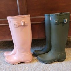 HUNTER ORIGINAL TALL BOOTS (SIZE 9)