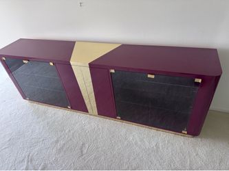 Luxury High-Gloss Designer Media Console / Sideboard