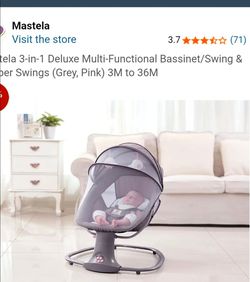 FREE! Mastela 3-in-1 Baby Bassinet Swing