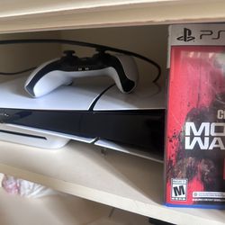 Ps5 For Sale With COD Headphones And Box 