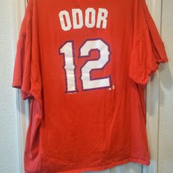 MLB Texas Rangers Odor #12 Red Short Sleeve T-Shirt
Size 2xl