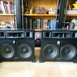 Rare 1990’s Kenwood MV-7D Audiophile Dual 12” 🔈 Speakers 