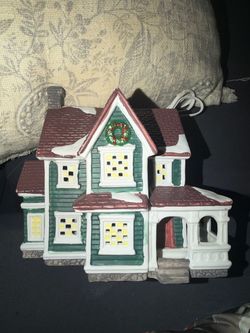 Dickens Collectibles 1994 Christmas Holiday House Classic Vintage Glass Works Us