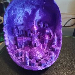 3D Print Purple MOON 