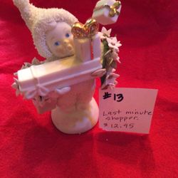 Department, 56 Christmas snow, babies, ornaments and limited edition