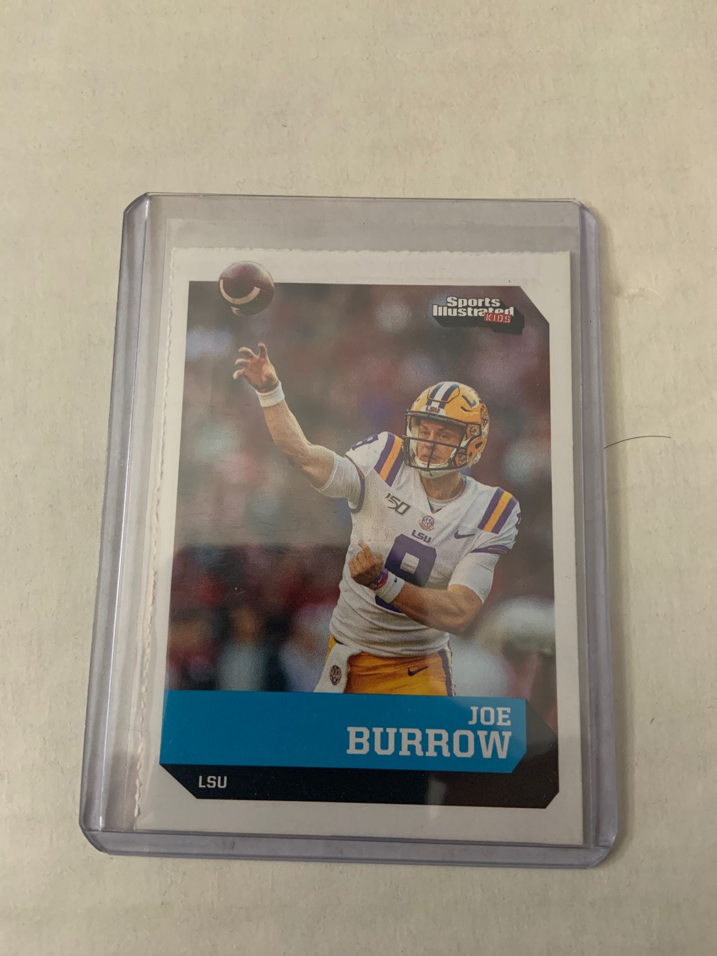 Joe Burrows Rookie card