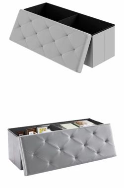 Storage Ottoman (Grey)