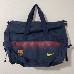 Nike FC Barcelona Allegiance Duffle Sports Bag Large Marine BA4546-479