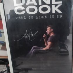 Framed & Signed Picture Of Dane Cook. 