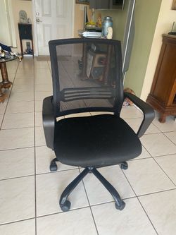 Office chair, new printer, printer ink