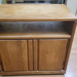 FREE Wood Cabinet With Rollers