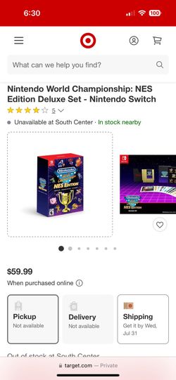 Switch Game - NES Championship