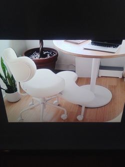 New swivel meditation desk chair multiple sitting styles with lumbar support & adjustable height