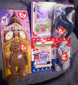 Rare McDonalds Ty beanie baby’s 1996
