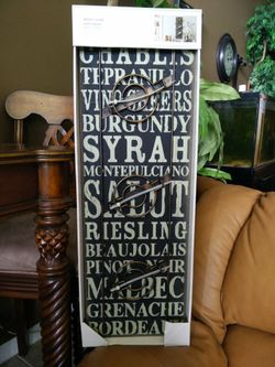 3 Bottle Wine Holder Wall Art