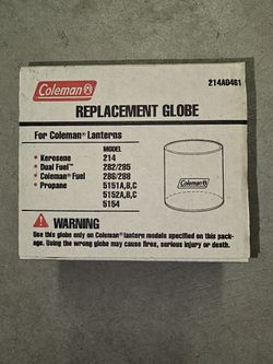 Coleman Replacement Globe