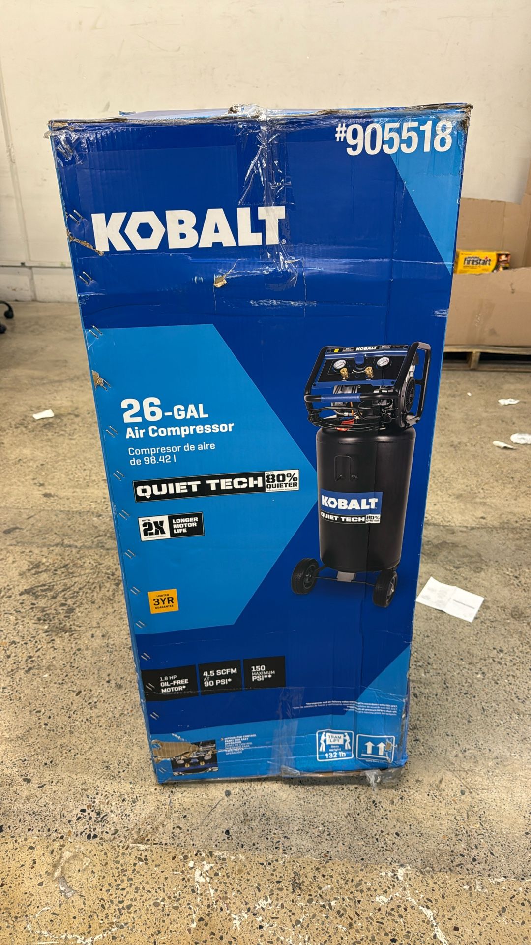 kobalt 26 Gallon Air Compressor