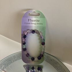 Fluorite Crystal Energy Bracelet