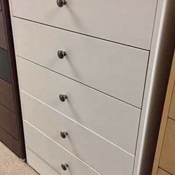 5 Drawer While Color 