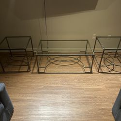Coffee Table & Two End Tables 
