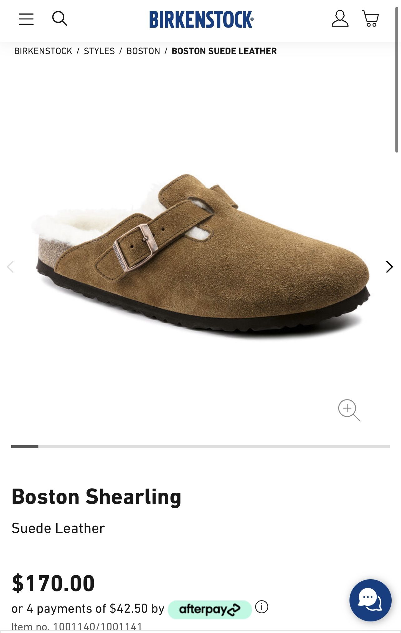 Birkenstock Boston Suede