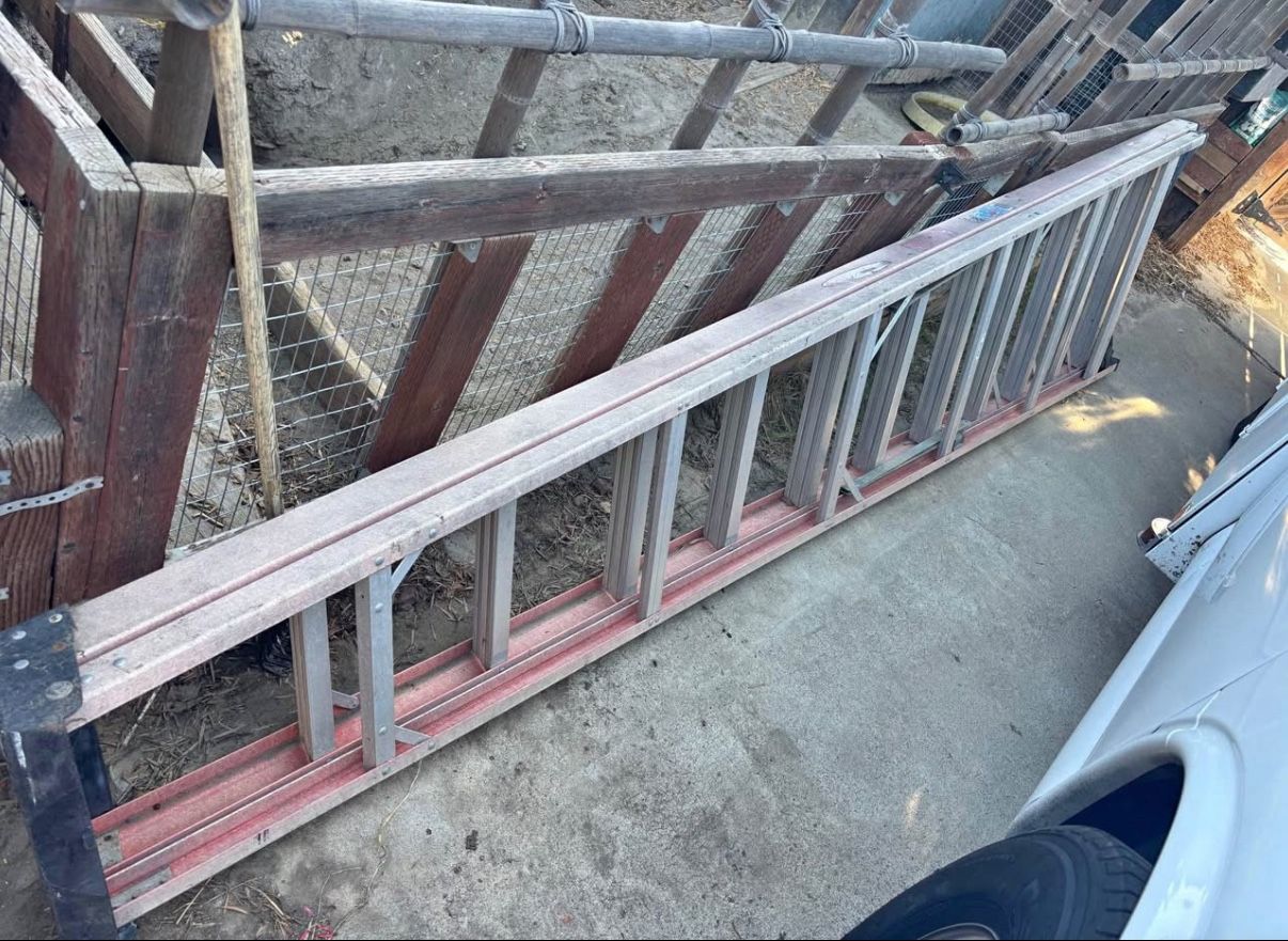 12 Foot Fiberglass Werner Ladder
