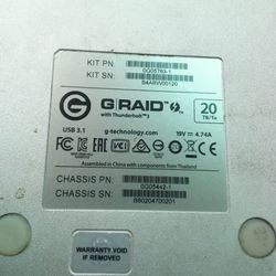 G RAID 20 TB/To