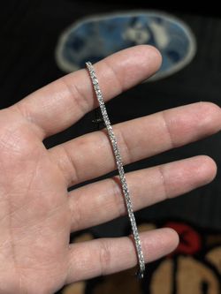 14k Natural Vs1 Diamond tennis bracelet 3ct 7”