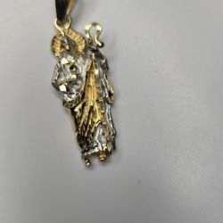 Sterling Silver Pendant San Judas Tadeo 