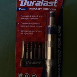 Duralast 7 Pc Impact Driver 