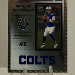 2023 Panini Donruss Optic ANTHONY RICHARDSON RC Passing Grade #PG-ARI Colts