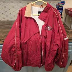 Vintage 49ers Puma XXL Jacket (Missing Zipper)