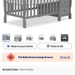 Dream on Me 4 in 1 Mini Convertible Crib